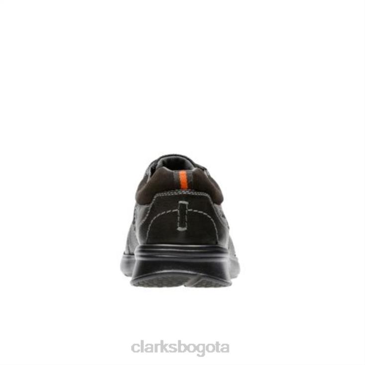 Clarks 0DX8L4439 cotrell walk clarks cuero aceitoso negro hombres cuero negro aceitoso
