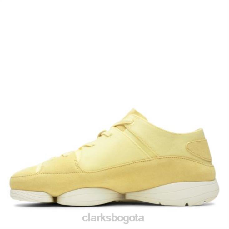Clarks 0DX8L4440 clarks trigenic evo amarillo pálido bajo hombres de color amarillo pálido
