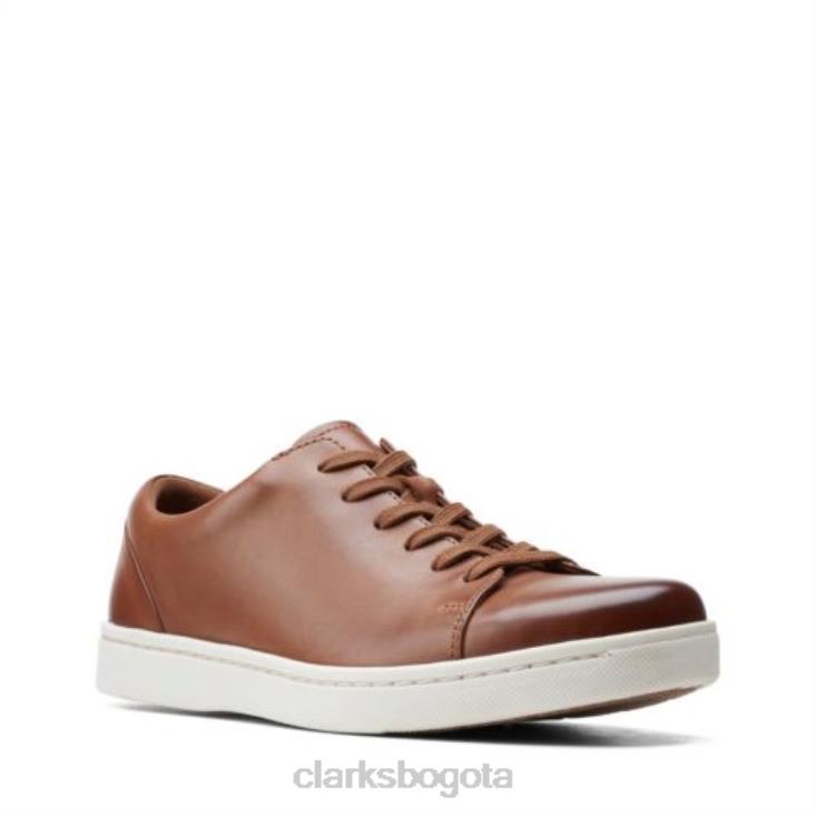 Clarks 0DX8L4441 clarks kitna lo cuero tostado oscuro hombres cuero bronceado oscuro
