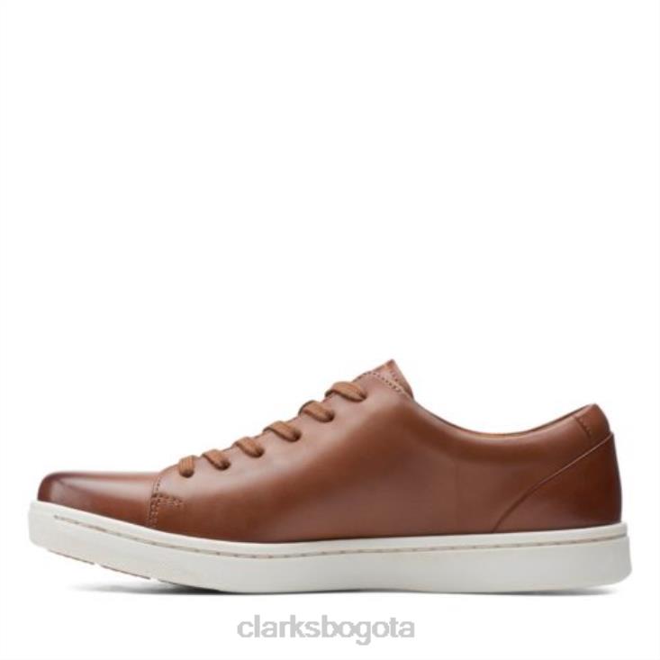 Clarks 0DX8L4441 clarks kitna lo cuero tostado oscuro hombres cuero bronceado oscuro