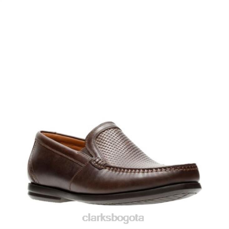Clarks 0DX8L4445 clarks un gala free cuero marrón hombres cuero marrón