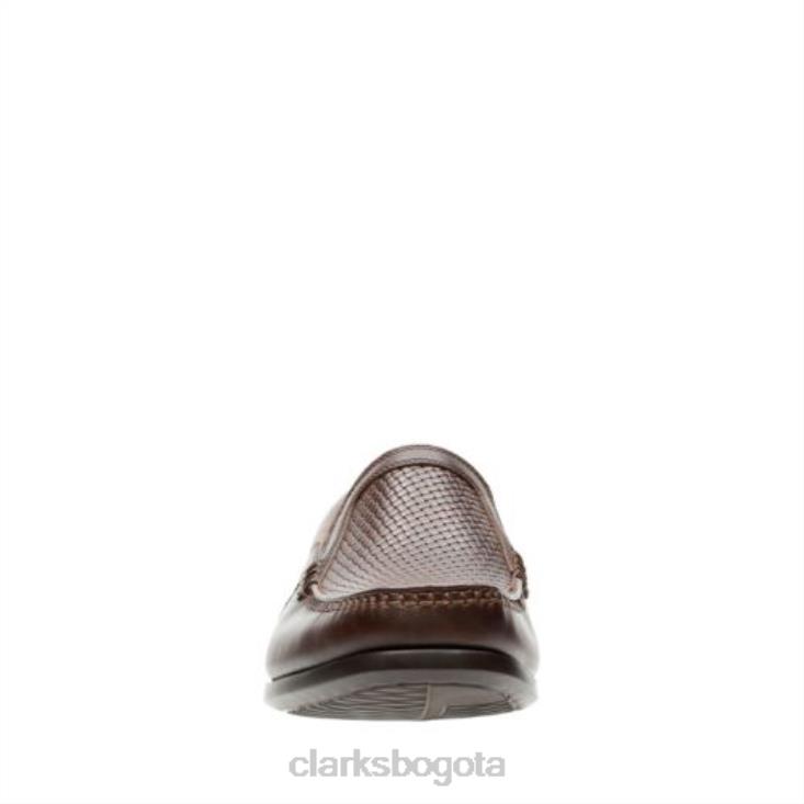 Clarks 0DX8L4445 clarks un gala free cuero marrón hombres cuero marrón