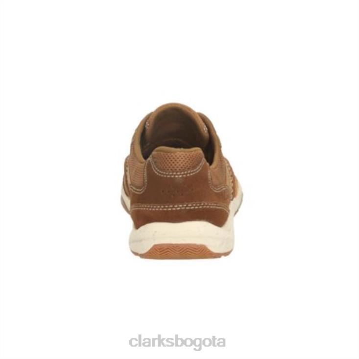 Clarks 0DX8L4450 clarks allston edge tan nubuck hombres nubuck bronceado