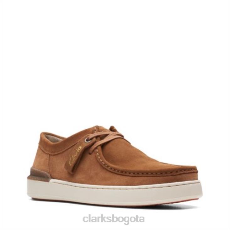Clarks 0DX8L4452 coñac ante corte lite wally clarks hombres gamuza coñac
