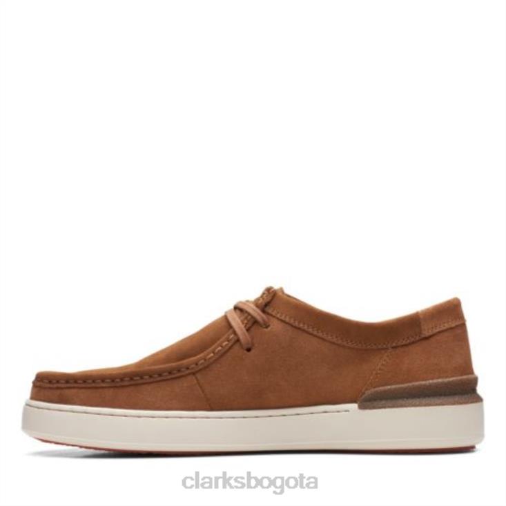 Clarks 0DX8L4452 coñac ante corte lite wally clarks hombres gamuza coñac