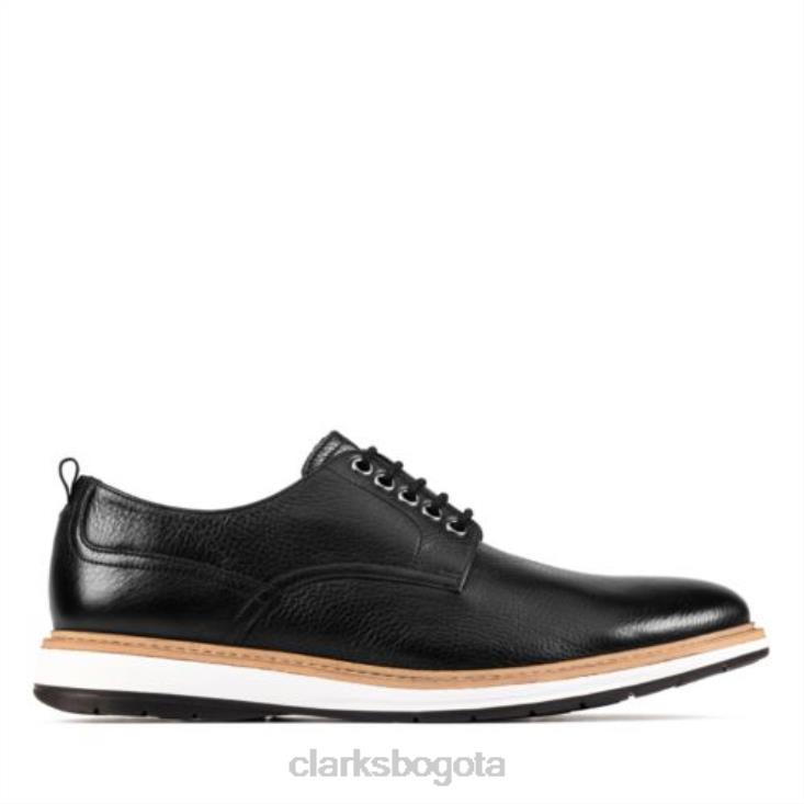 Clarks 0DX8L4453 chantry walk clarks cuero negro hombres cuero negro