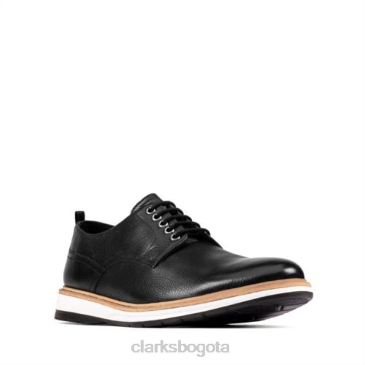 Clarks 0DX8L4453 chantry walk clarks cuero negro hombres cuero negro