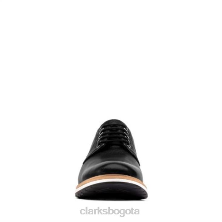 Clarks 0DX8L4453 chantry walk clarks cuero negro hombres cuero negro
