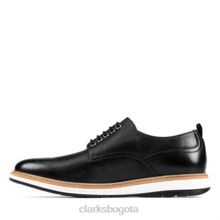 Clarks 0DX8L4453 chantry walk clarks cuero negro hombres cuero negro