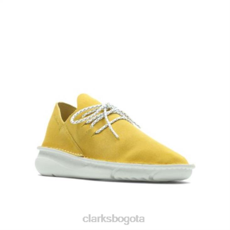 Clarks 0DX8L4456 clarks origin amarillo ante bajo hombres gamuza amarilla
