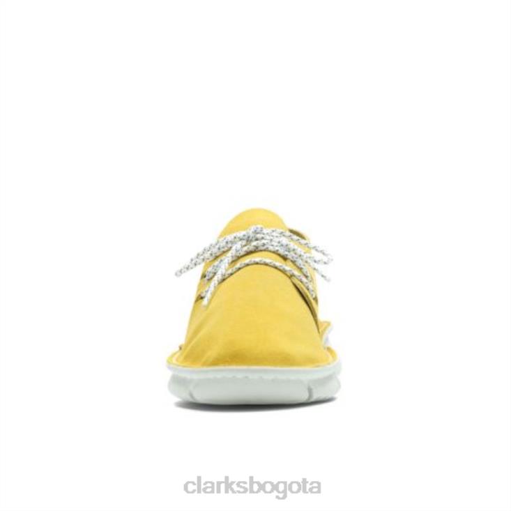 Clarks 0DX8L4456 clarks origin amarillo ante bajo hombres gamuza amarilla