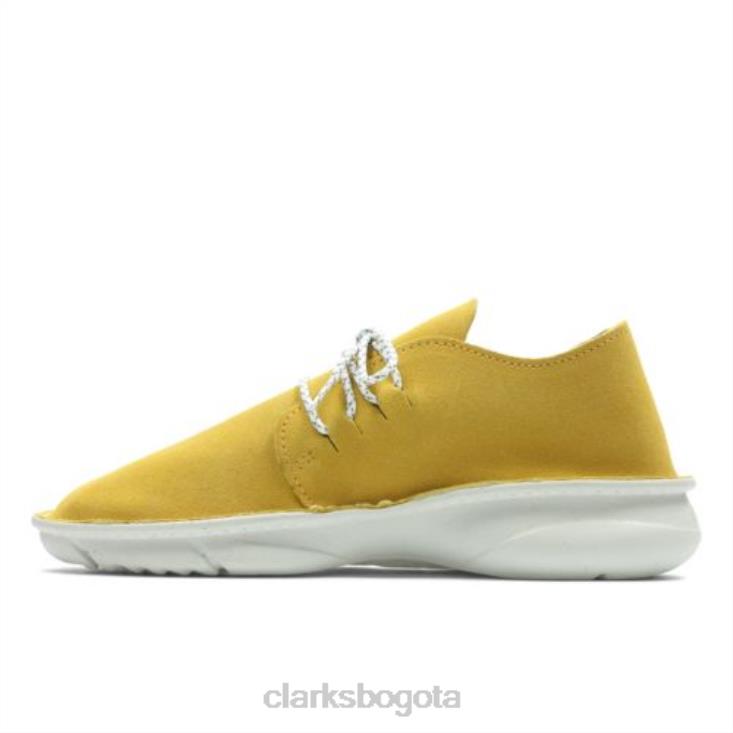 Clarks 0DX8L4456 clarks origin amarillo ante bajo hombres gamuza amarilla