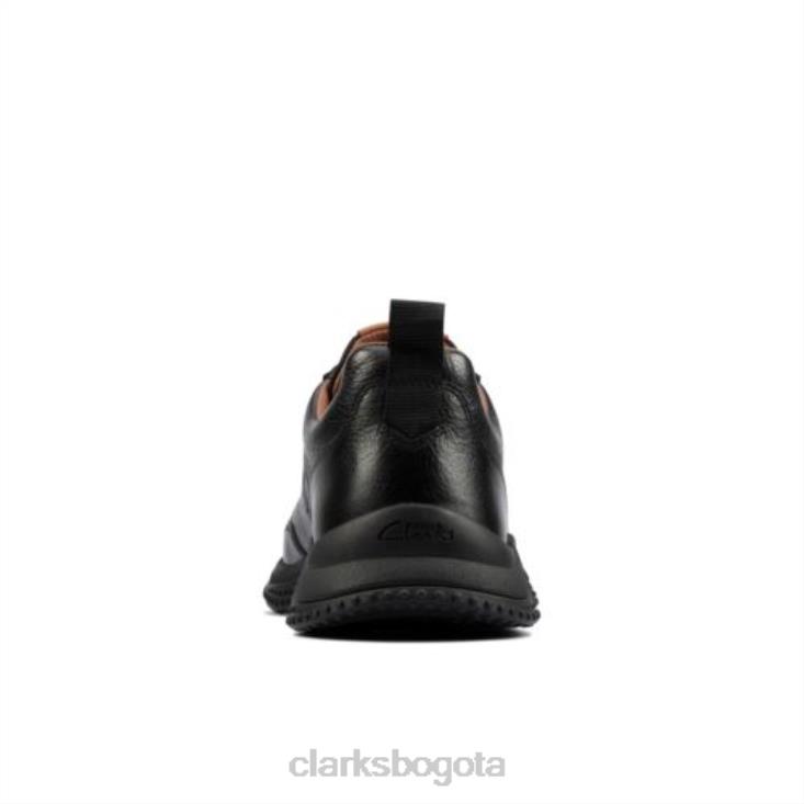 Clarks 0DX8L4458 clarks puxton encaje cuero negro hombres cuero negro