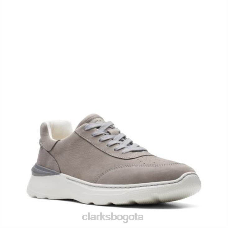 Clarks 0DX8L4459 clarks sprint lite lace nobuk gris hombres nubuck gris