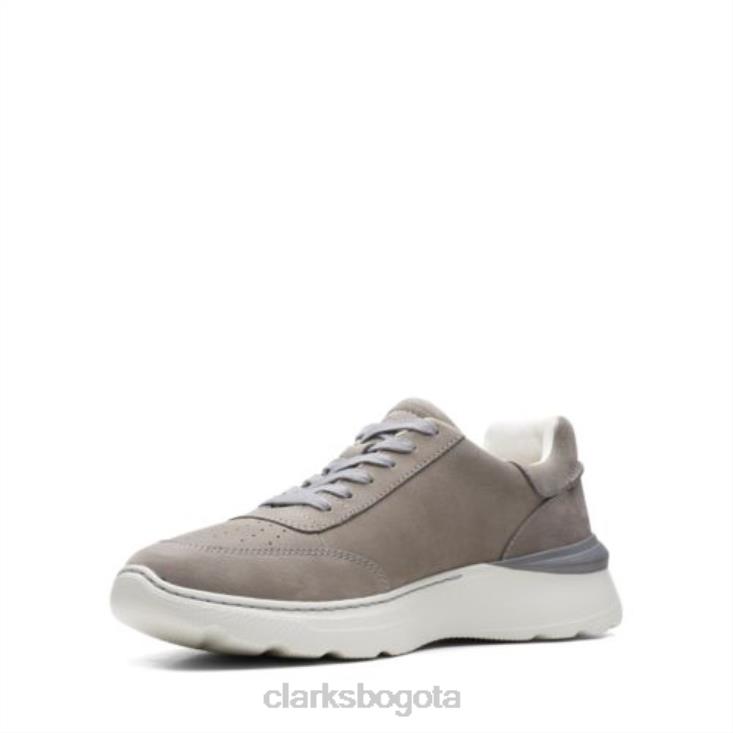 Clarks 0DX8L4459 clarks sprint lite lace nobuk gris hombres nubuck gris