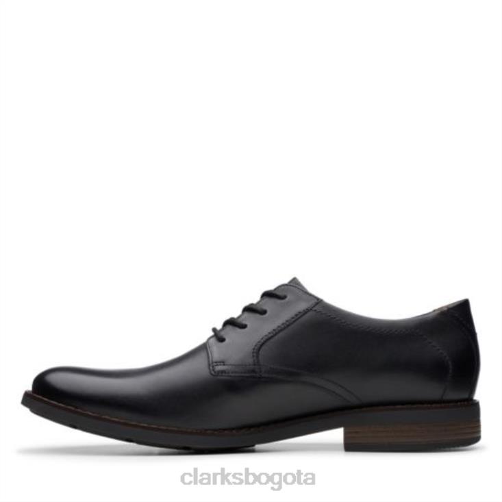 Clarks 0DX8L4460 clarks becken encaje cuero negro hombres cuero negro