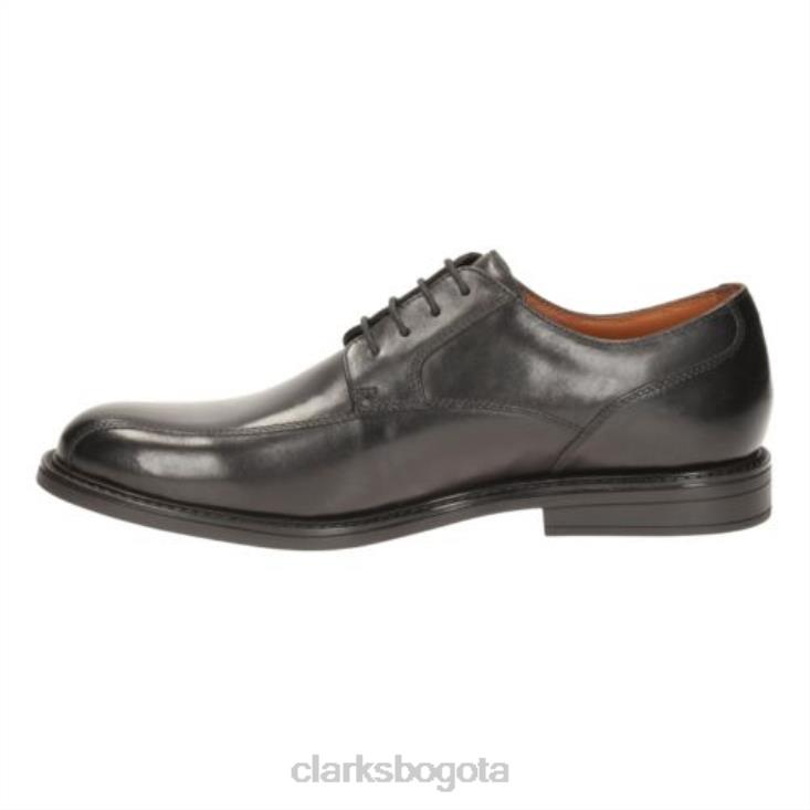 Clarks 0DX8L4463 beckfield sobre cuero negro clarks hombres cuero negro