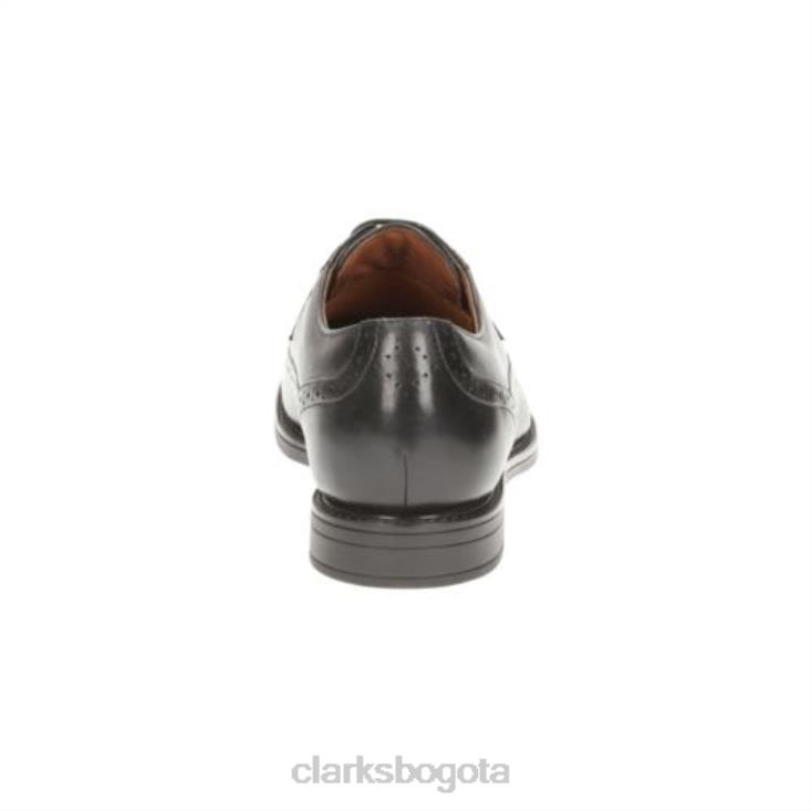 Clarks 0DX8L4464 clarks beckfield limit cuero negro hombres cuero negro