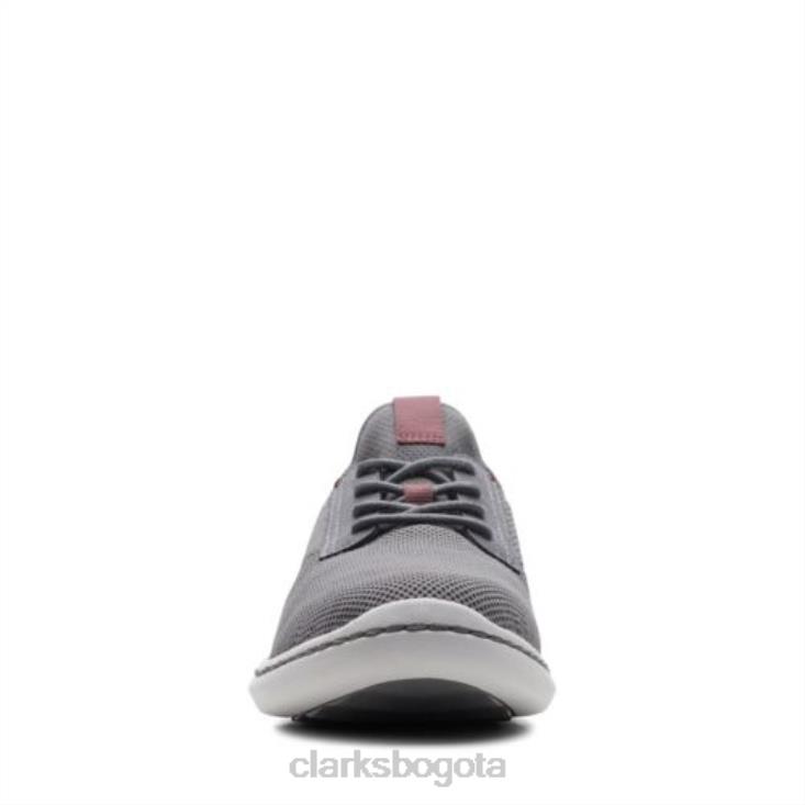Clarks 0DX8L4467 gris textil clarks step urban low hombres textil gris