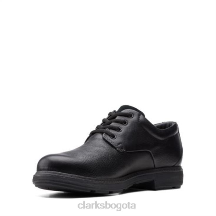 Clarks 0DX8L4472 Clarks Un Tread Lo GTX 2 Cuero Negro hombres cuero negro