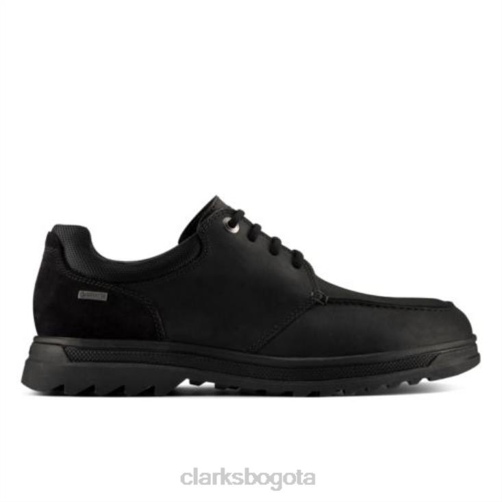 Clarks 0DX8L4473 clarks ripway trek gtx cuero negro hombres cuero negro