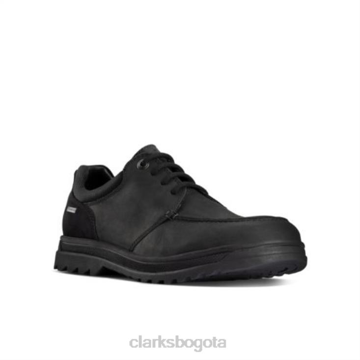 Clarks 0DX8L4473 clarks ripway trek gtx cuero negro hombres cuero negro