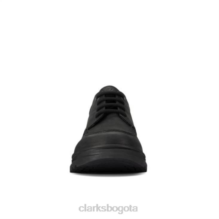 Clarks 0DX8L4473 clarks ripway trek gtx cuero negro hombres cuero negro