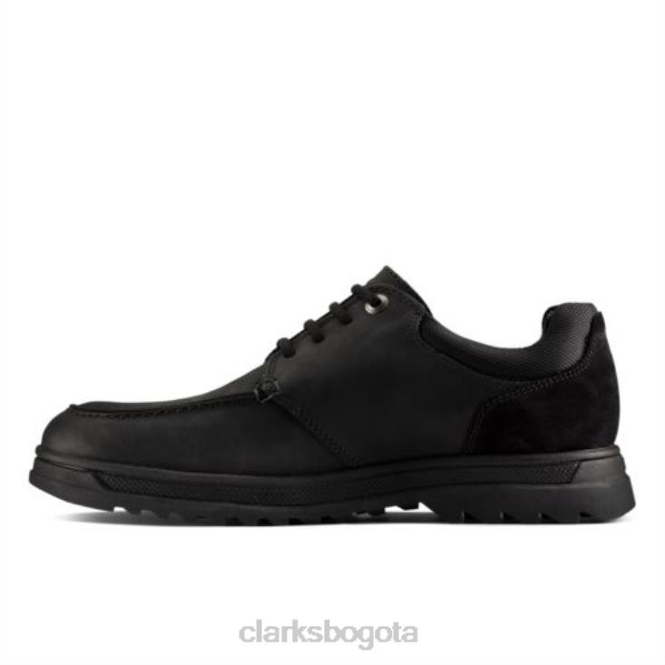 Clarks 0DX8L4473 clarks ripway trek gtx cuero negro hombres cuero negro