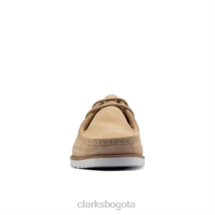 Clarks 0DX8L4474 clarks durleigh vela ante taupe hombres gamuza color topo