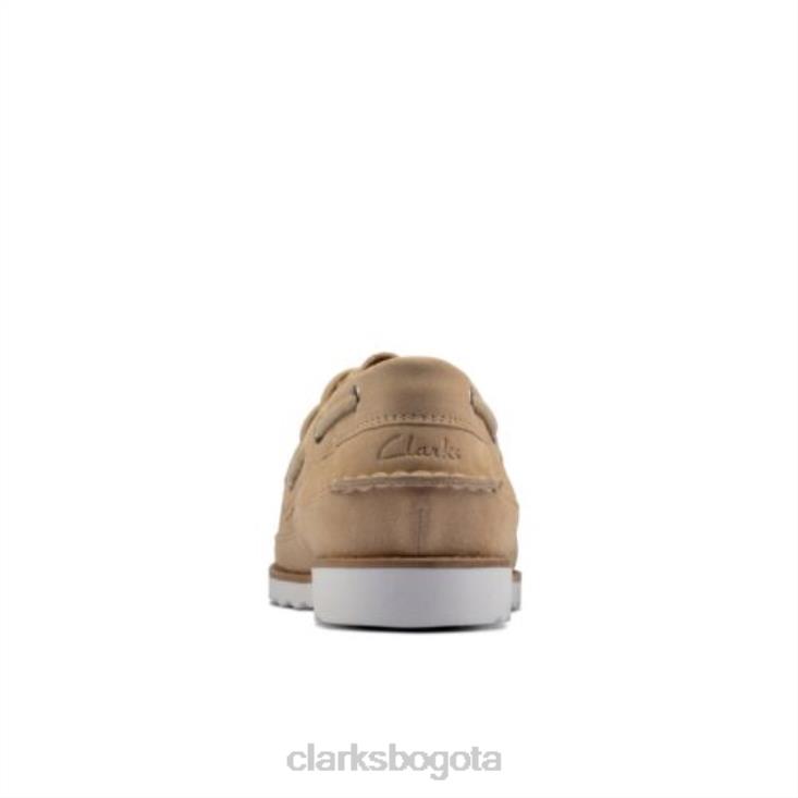 Clarks 0DX8L4474 clarks durleigh vela ante taupe hombres gamuza color topo
