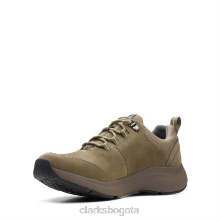 Clarks 0DX8L4476 corbata clarks oliva nubuck wave 20 hombres nubuck oliva