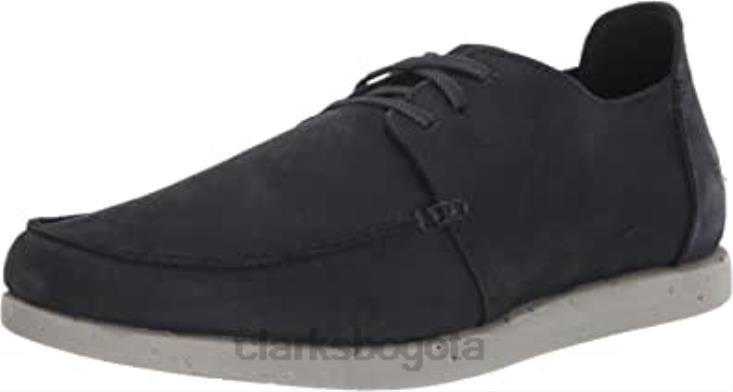 Clarks 0DX8L448 clarks shacre lite low oxford azul marino de nubuck para hombre hombres nubuck azul marino