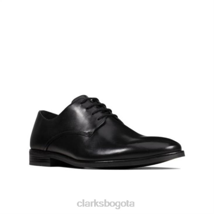 Clarks 0DX8L4480 clarks stanford walk cuero negro hombres cuero negro