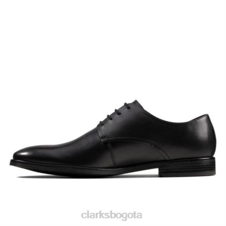 Clarks 0DX8L4480 clarks stanford walk cuero negro hombres cuero negro