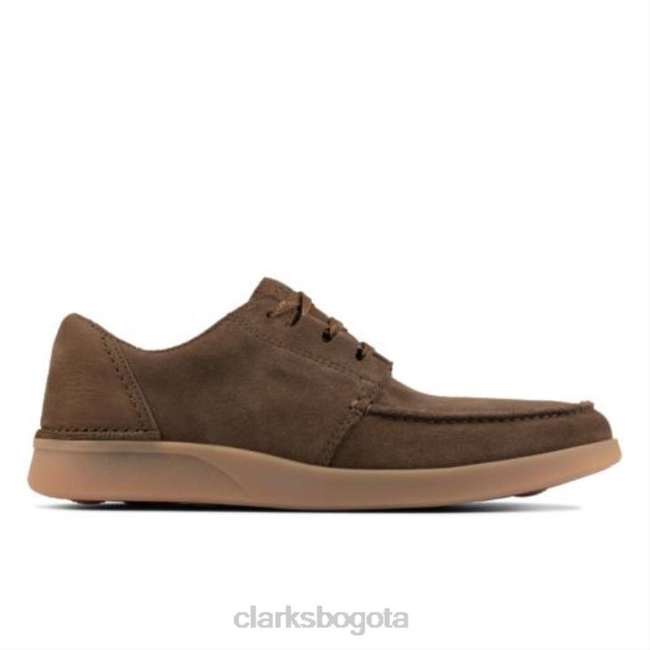 Clarks 0DX8L4481 clarks dark olive combi oakland walk hombres combinación oliva oscuro