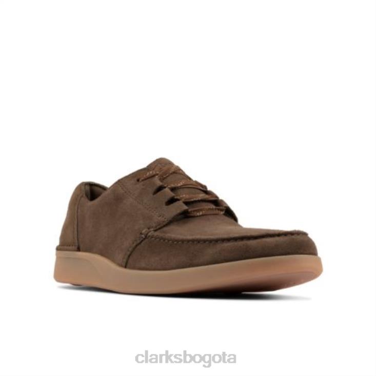 Clarks 0DX8L4481 clarks dark olive combi oakland walk hombres combinación oliva oscuro