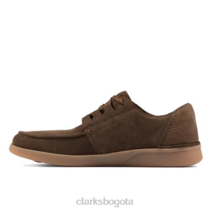 Clarks 0DX8L4481 clarks dark olive combi oakland walk hombres combinación oliva oscuro