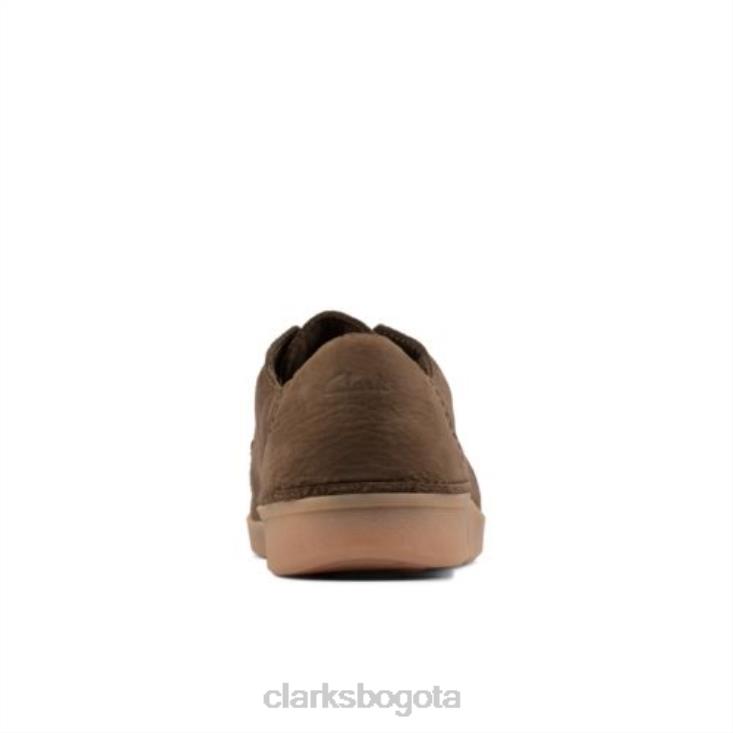 Clarks 0DX8L4481 clarks dark olive combi oakland walk hombres combinación oliva oscuro