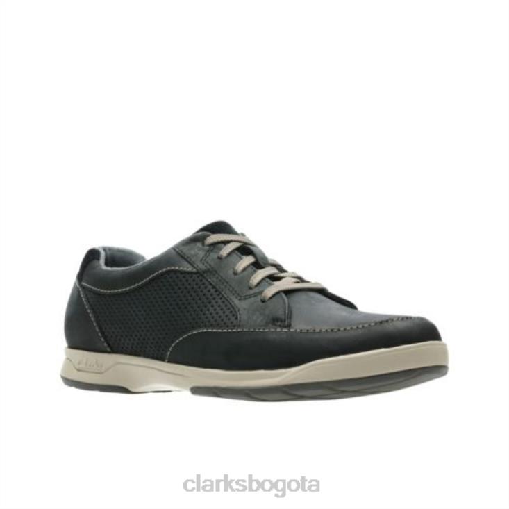 Clarks 0DX8L4494 clarks stafford park5 nobuk negro hombres nubuck negro