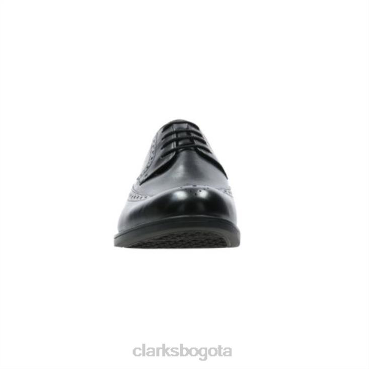 Clarks 0DX8L4499 límite de clarks negros beckfield hombres negro