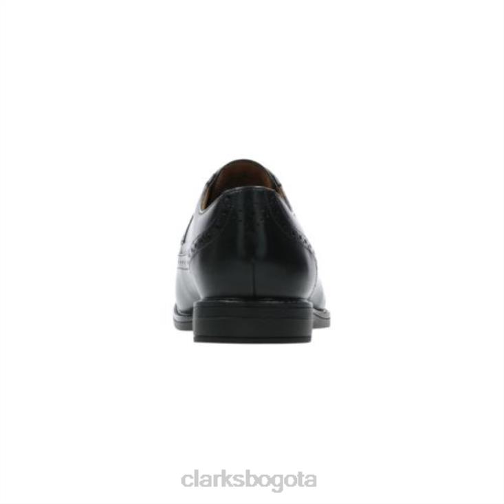 Clarks 0DX8L4499 límite de clarks negros beckfield hombres negro
