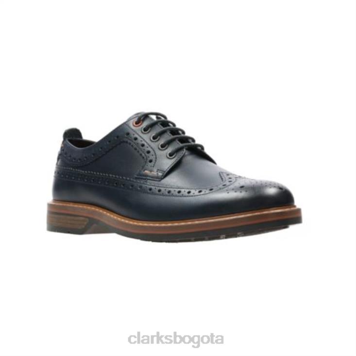 Clarks 0DX8L4500 clarks pitney limit azul marino hombres Armada