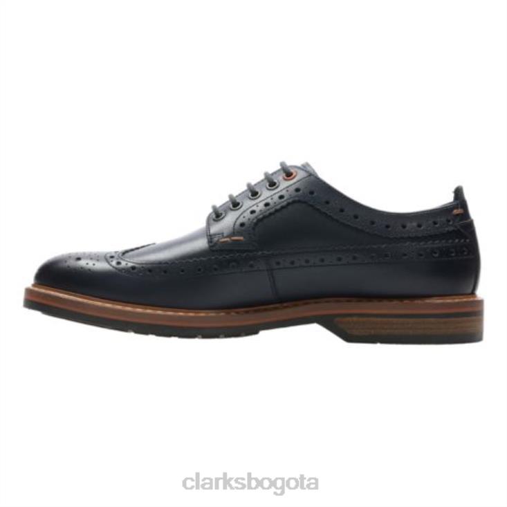 Clarks 0DX8L4500 clarks pitney limit azul marino hombres Armada