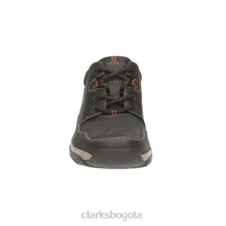 Clarks 0DX8L4503 clarks walbeck edge cuero negro hombres cuero negro