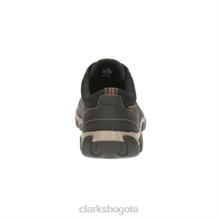 Clarks 0DX8L4503 clarks walbeck edge cuero negro hombres cuero negro
