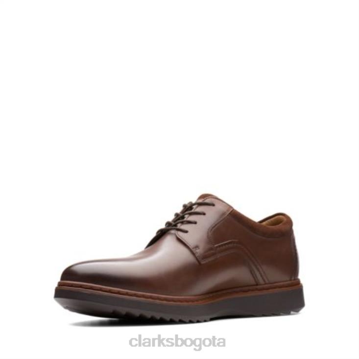 Clarks 0DX8L4505 clarks cuero marrón un geo lace gtx hombres cuero marrón