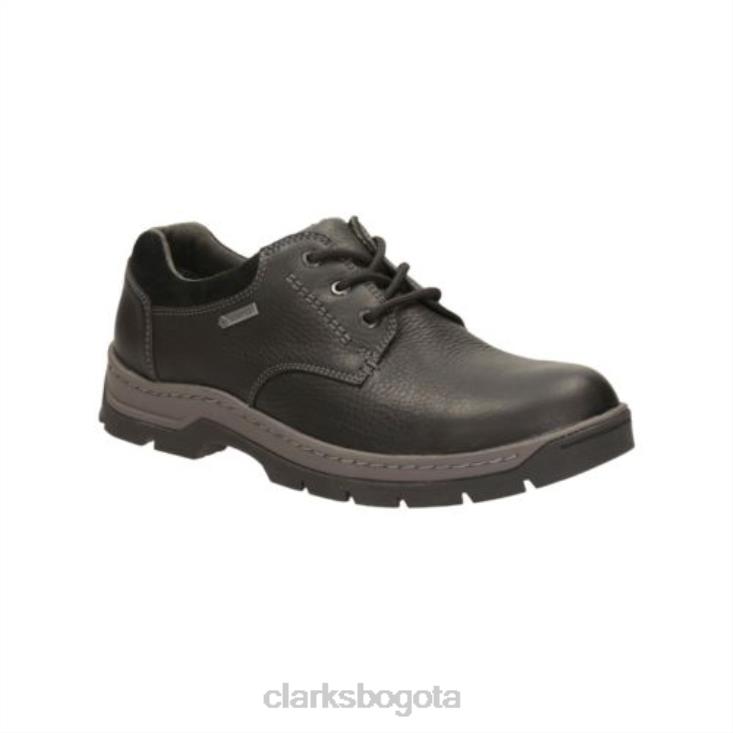 Clarks 0DX8L4512 clarks stantenwalk gtx cuero negro hombres cuero negro
