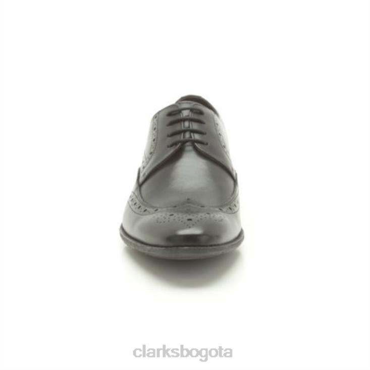 Clarks 0DX8L4521 límite de tabla de cuero negro clarks hombres cuero negro
