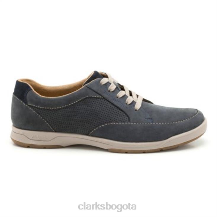 Clarks 0DX8L4523 clarks stafford park5 de nubuck azul marino hombres nubuck azul marino