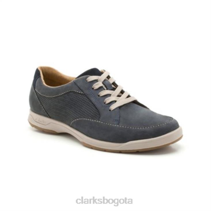 Clarks 0DX8L4523 clarks stafford park5 de nubuck azul marino hombres nubuck azul marino